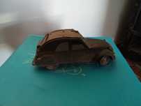 Carros de colecção antigos barro/gesso