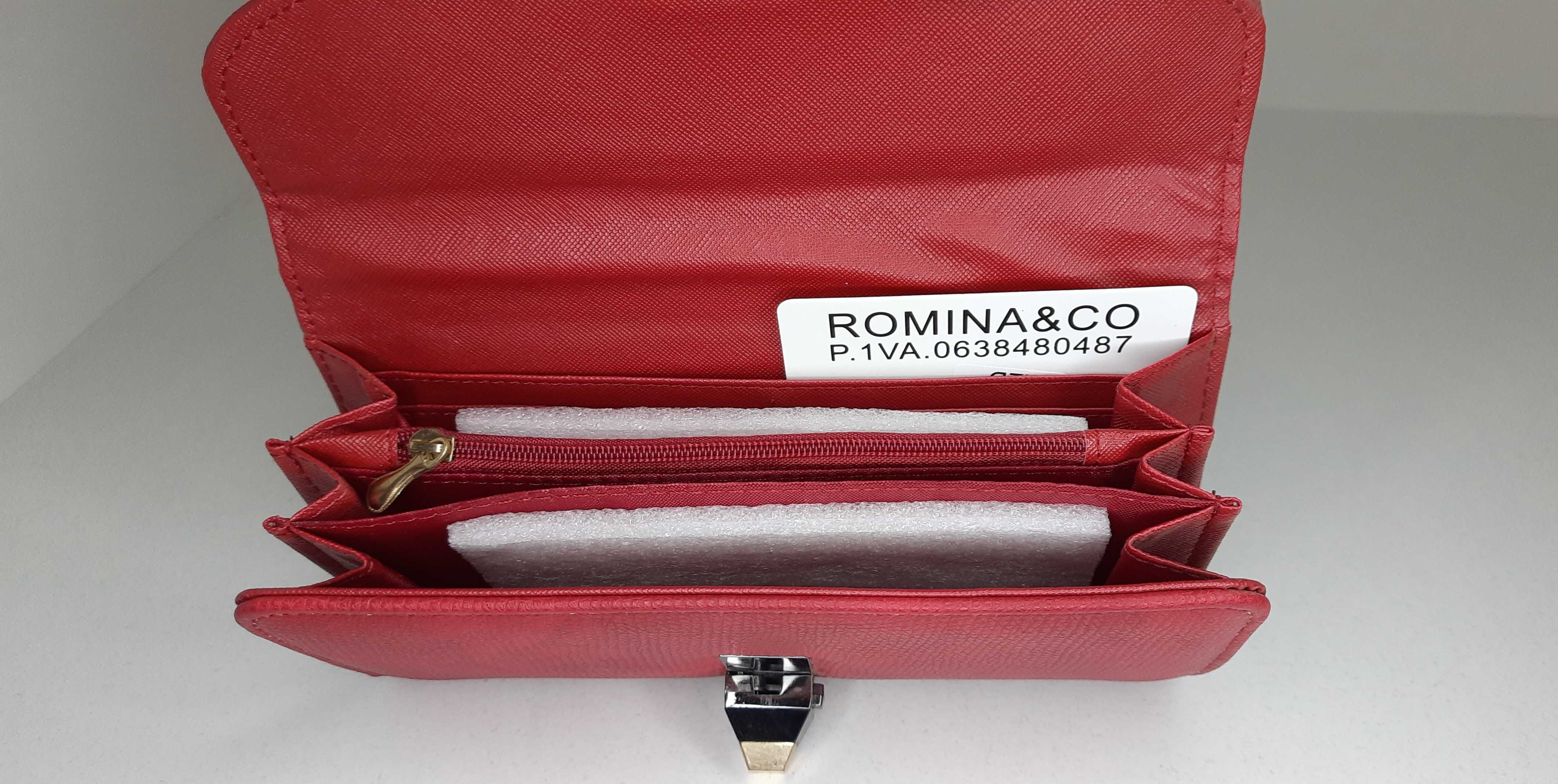Женский новый кошелёк ROMINA&CO цвет красный.
