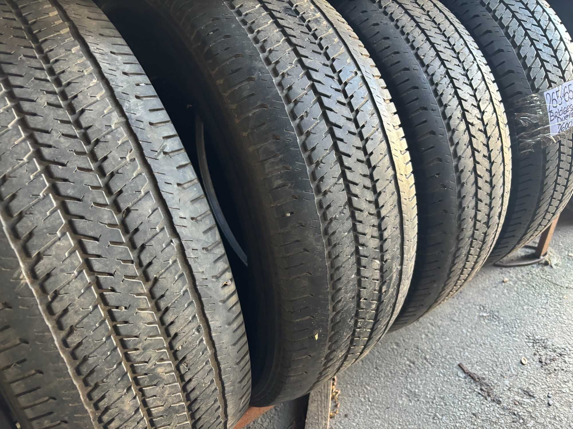 265-65-R18 BRIDGESTONE DUELER комплект 4штуки летней резины GERMANY