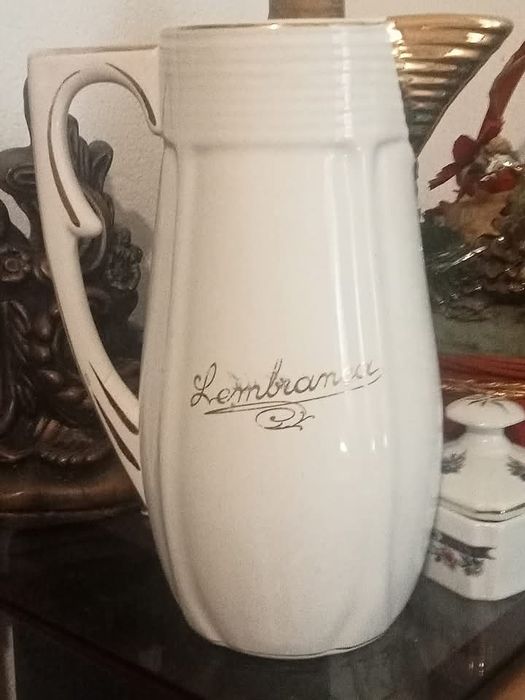Bela caneca em faiança S.Roque Aveiro