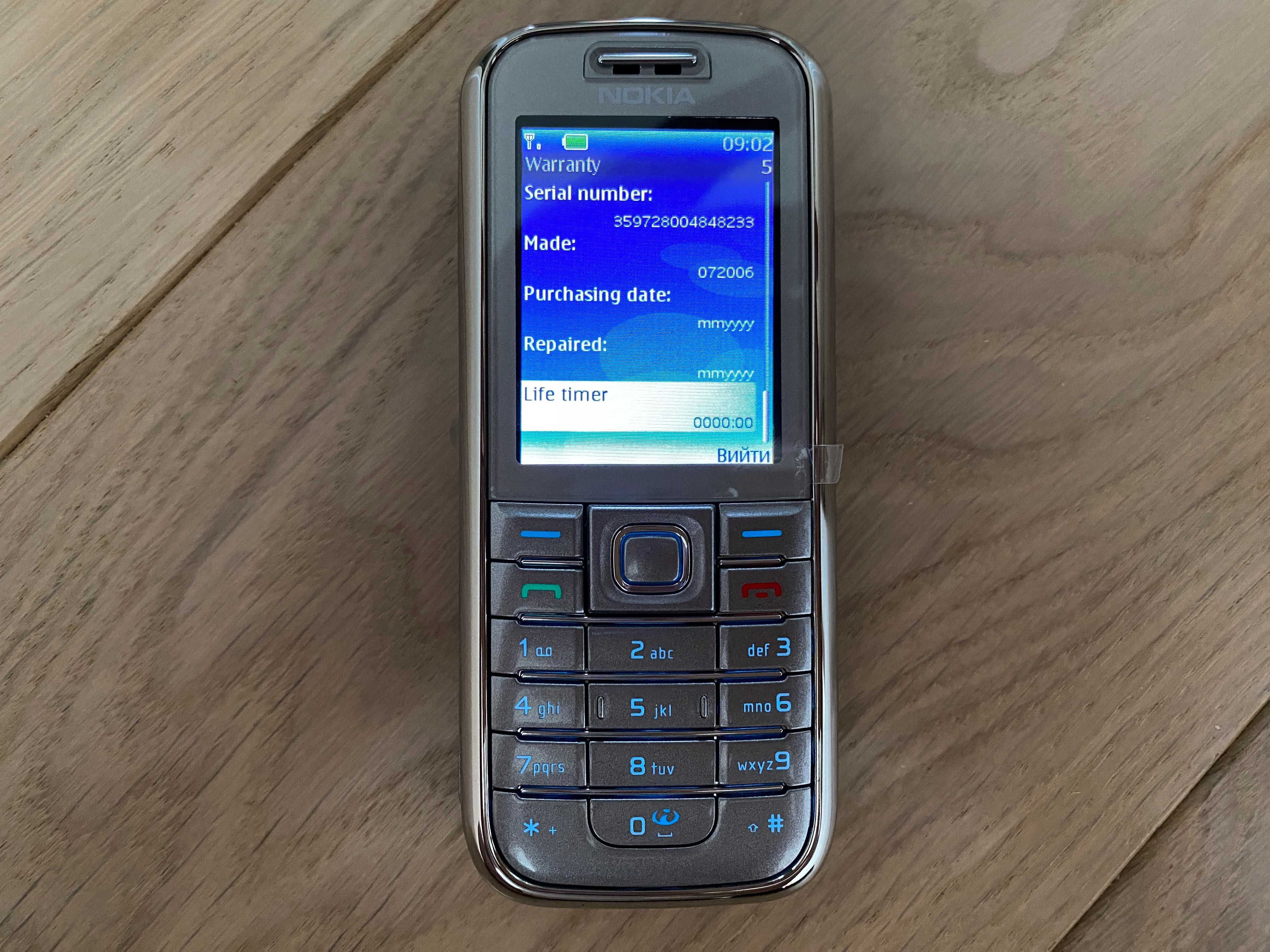 Nokia 6233 Silver - НОВИЙ ! - Оригінал ! - vintage phone ретро
