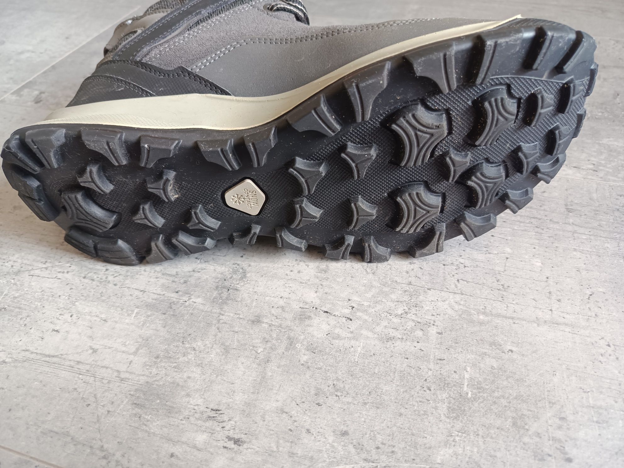 Quechua Buty zimowe Warm Wtp Sh500 X-Warm Mid Męskie Szary