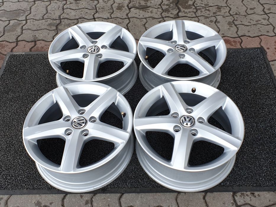 Felgi Alu 16" VW Golf V VI VII Touran Caddy 5x112 BdbStan Oryginał