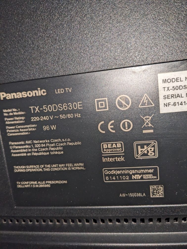Panasonic TX-50DS630E