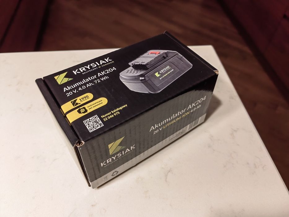 Akumulator Bateria Krysiak, Lider, Handy, gardenic AK204 4Ah 20V