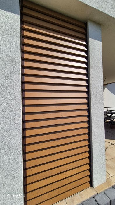 Zabudowy Ruchome deseczki aluminium stal drewno