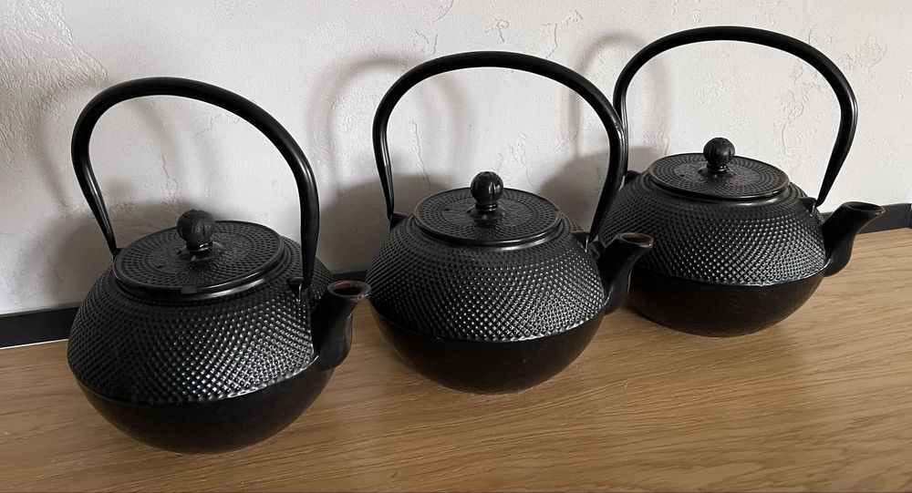 Duży Żeliwny Dzbanek zaparzacz imbryk do herbaty duży 1200ml