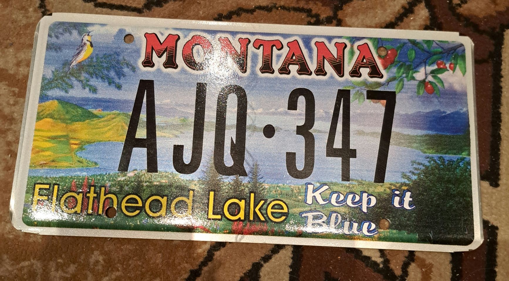 Orginalna tablica rejestracyjna z USA " Montana  "
