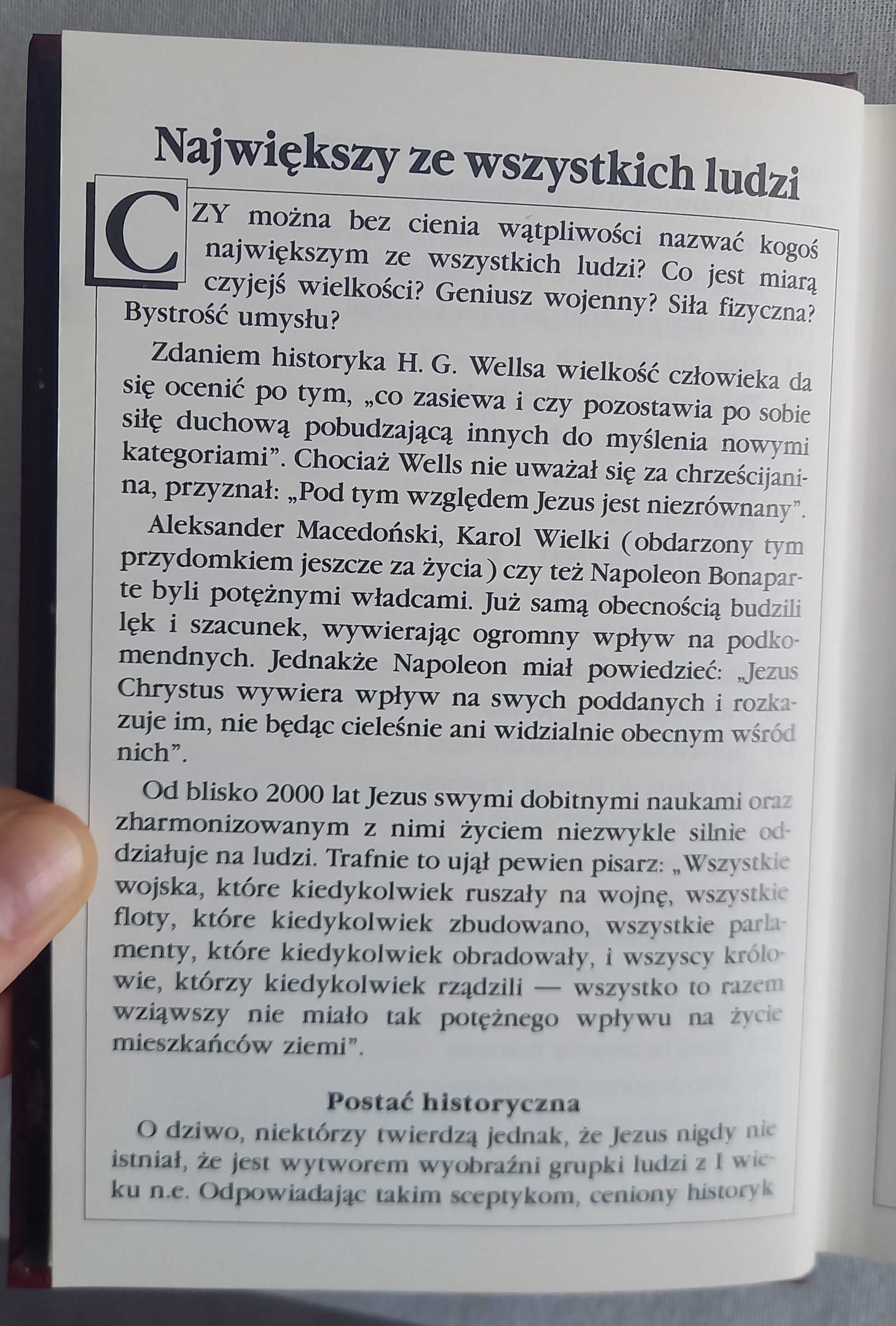 Największy ze wszystkich ludzi, temat. religijna, wyd.1991r