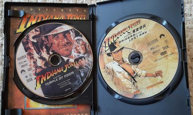 INDIANA JONES DVD x 3 Rarytas, wer ENG