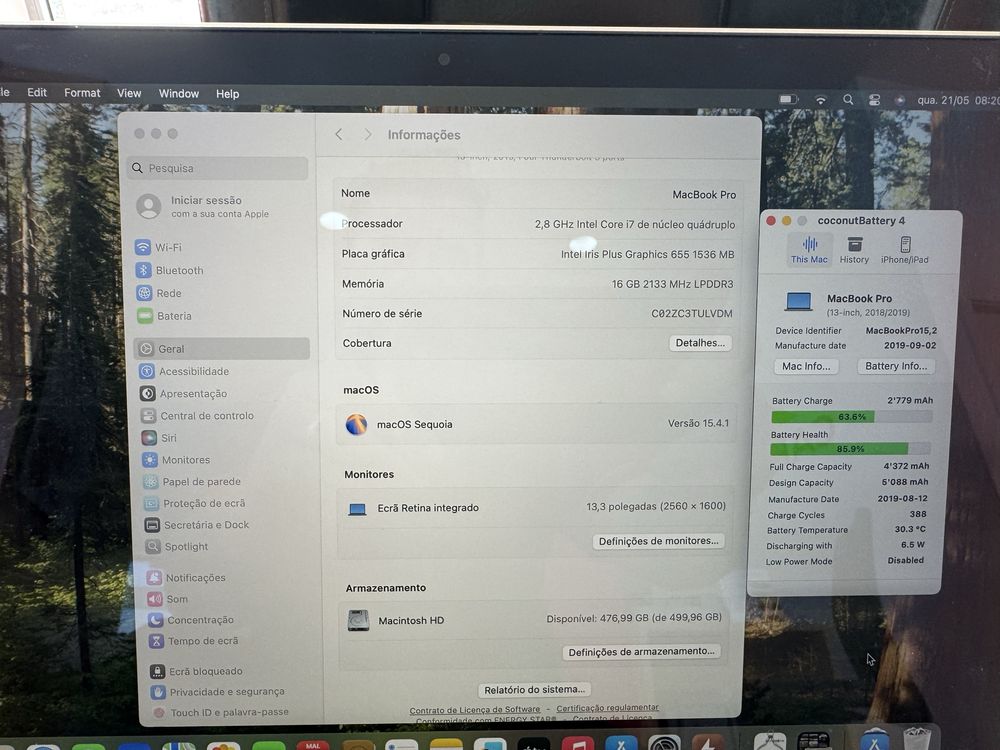 MacBook Pro 13, 2019 ( i7/16gb/512gb)