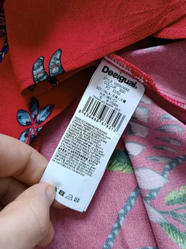 Oryginalna sukienka Desigual 100% Wiskoza Nowa z metką