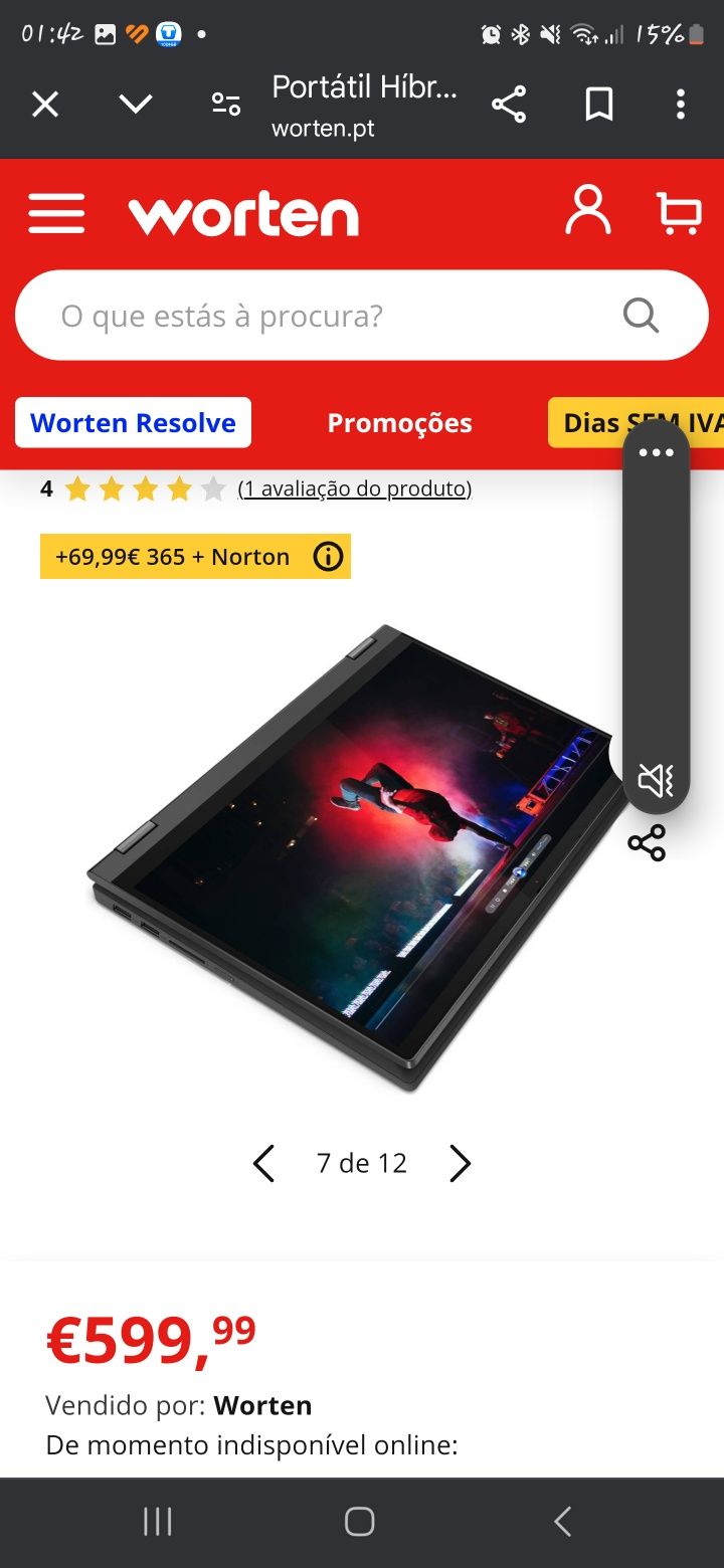 Portatil lenovo Super novo