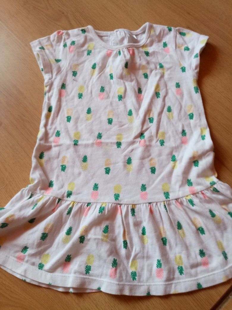 Sukieneczka na lato dla dziewczynki rozmiar 86-92