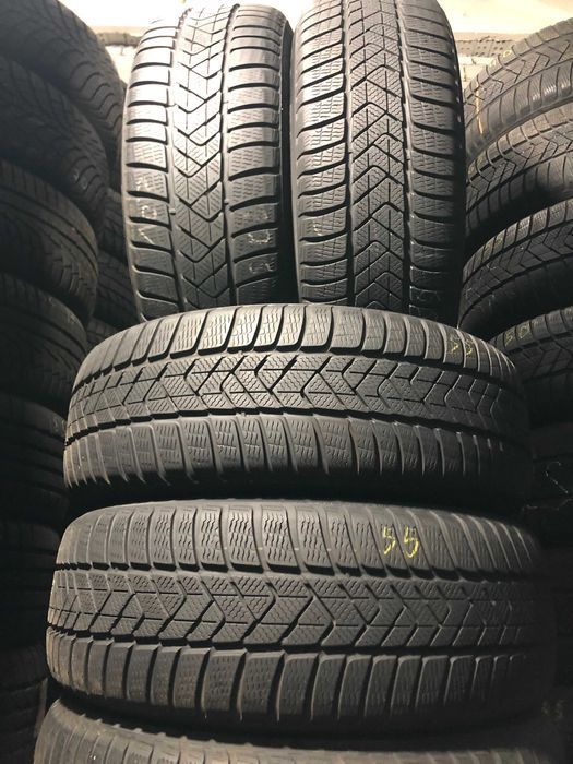 Шини б/у 225/55 R17 Pirelli Sottozero 3 Winter Ran Flat Комплект Пара