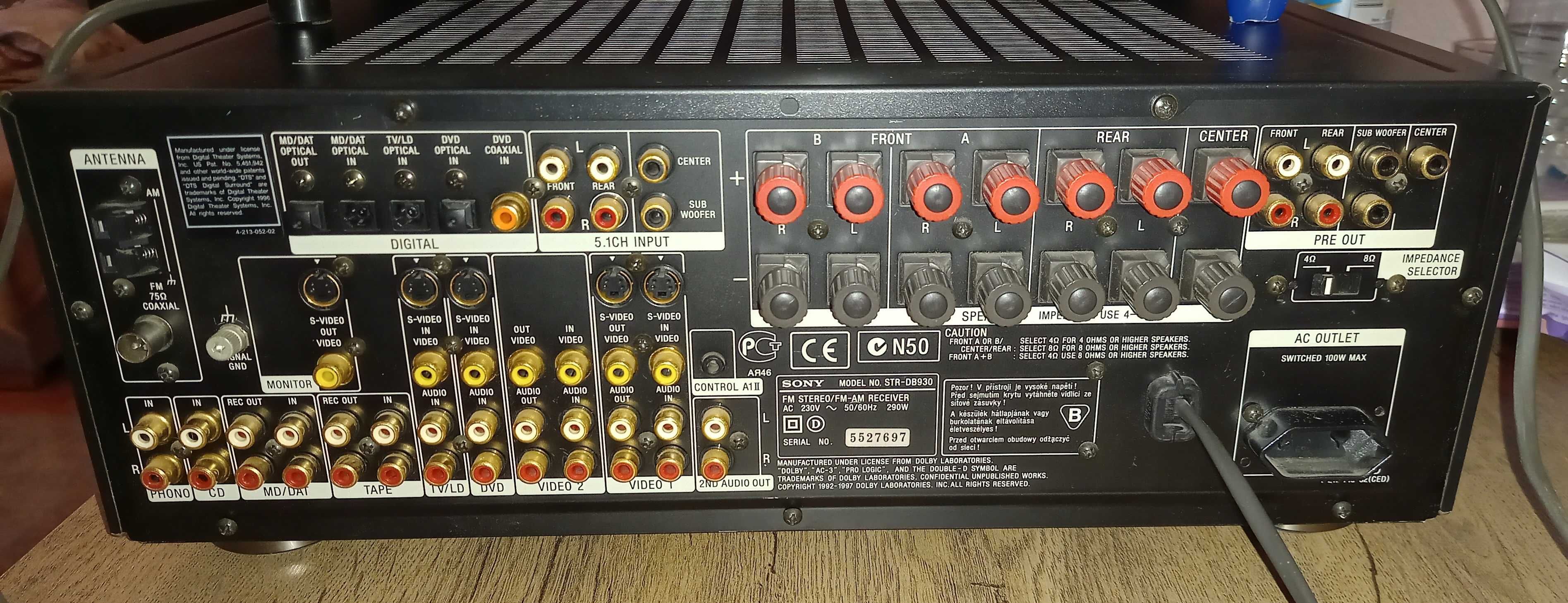 Sony str-db930qs. Org.Pilot