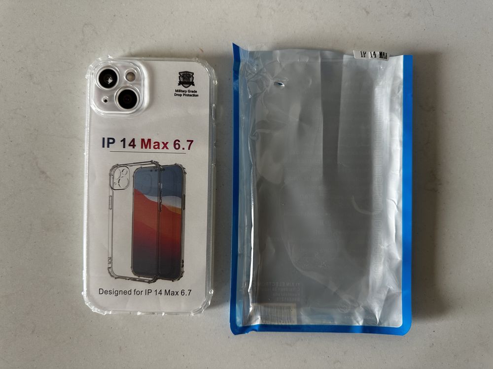 Capa Silicone Transparente iPhone 14 Max