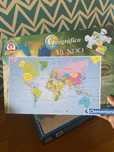 Puzzles geograficos da Clementoni