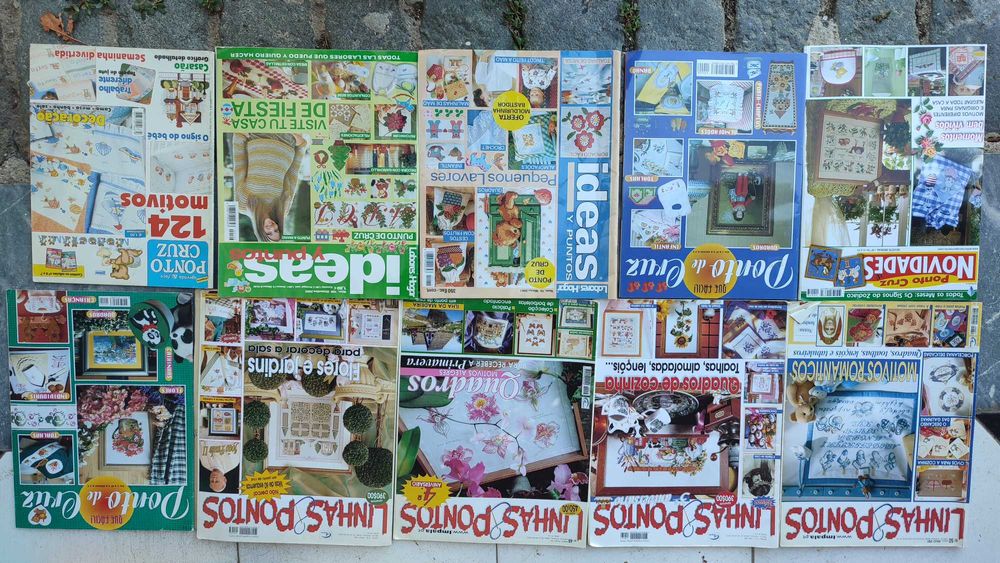 Lote 50 Revistas de Ponto Cruz