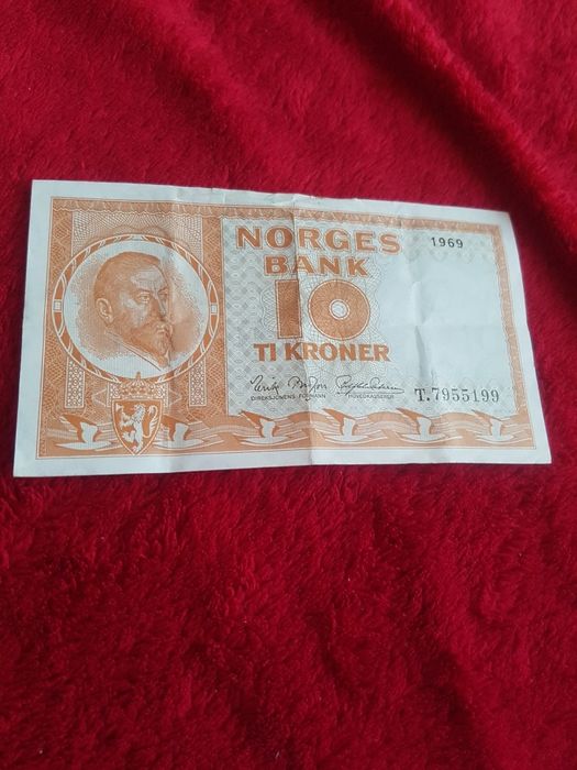 10 крон норвегия 1969 года