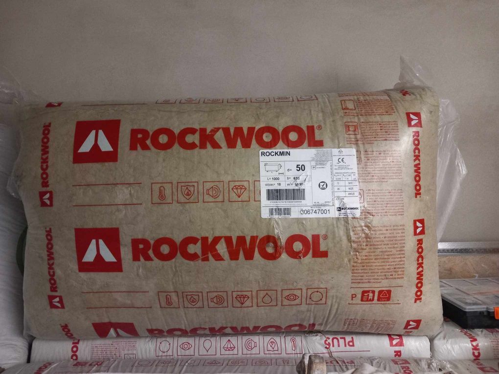 Wełna mineralna "Rockwool" Rockmin