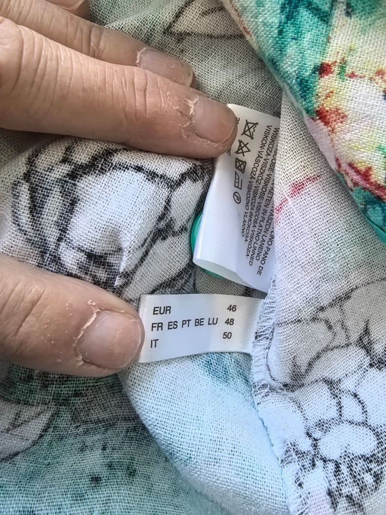 Żakiet Damski W Kwiaty C&A r. 46/48
