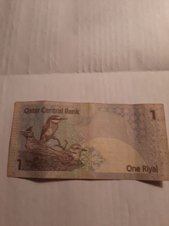 Nota  one riyal do Qatar
