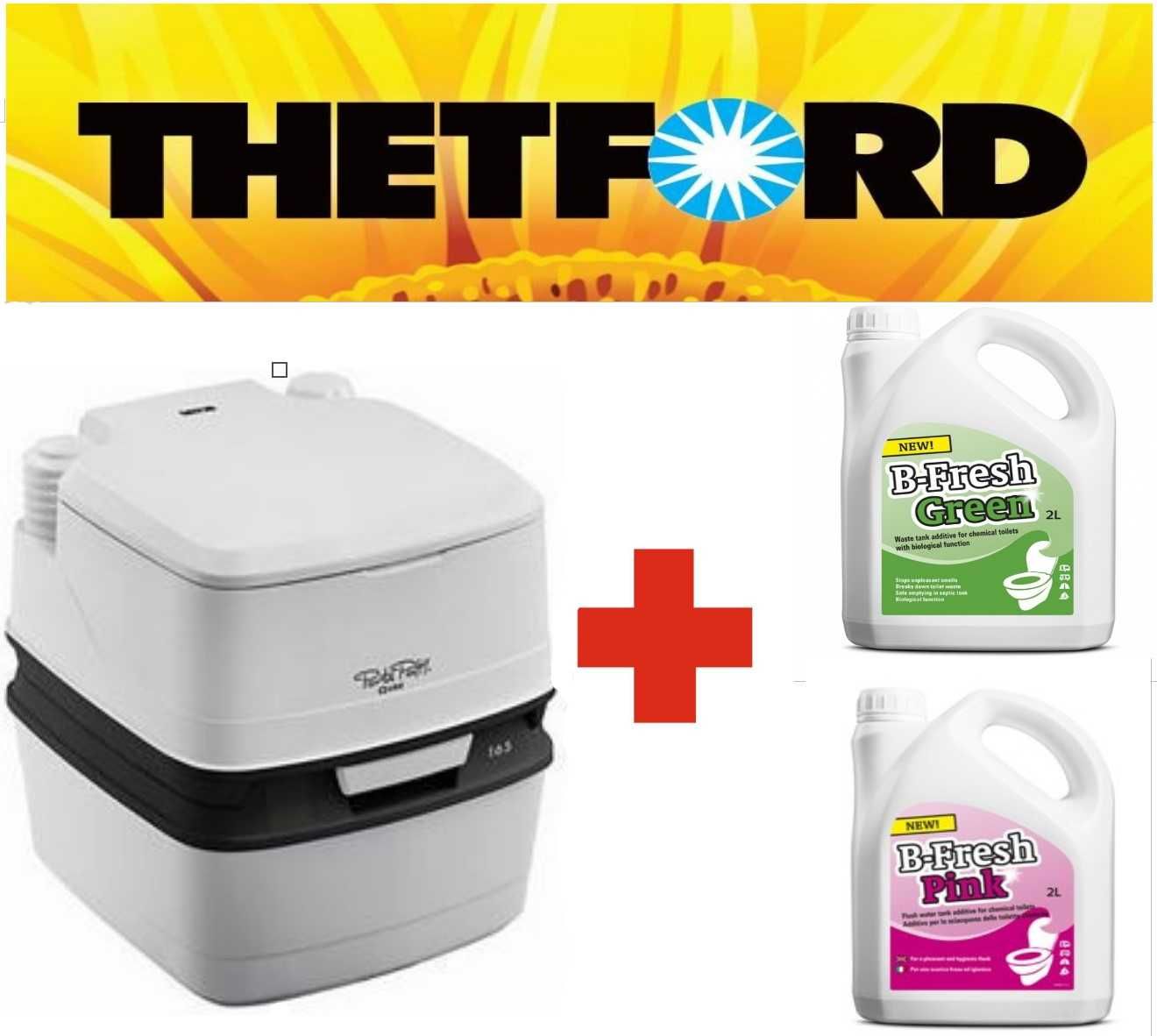 Біотуалет,Порта Поті 165,Оригінал,THETFORD, Porta Potti 165 + рідина .