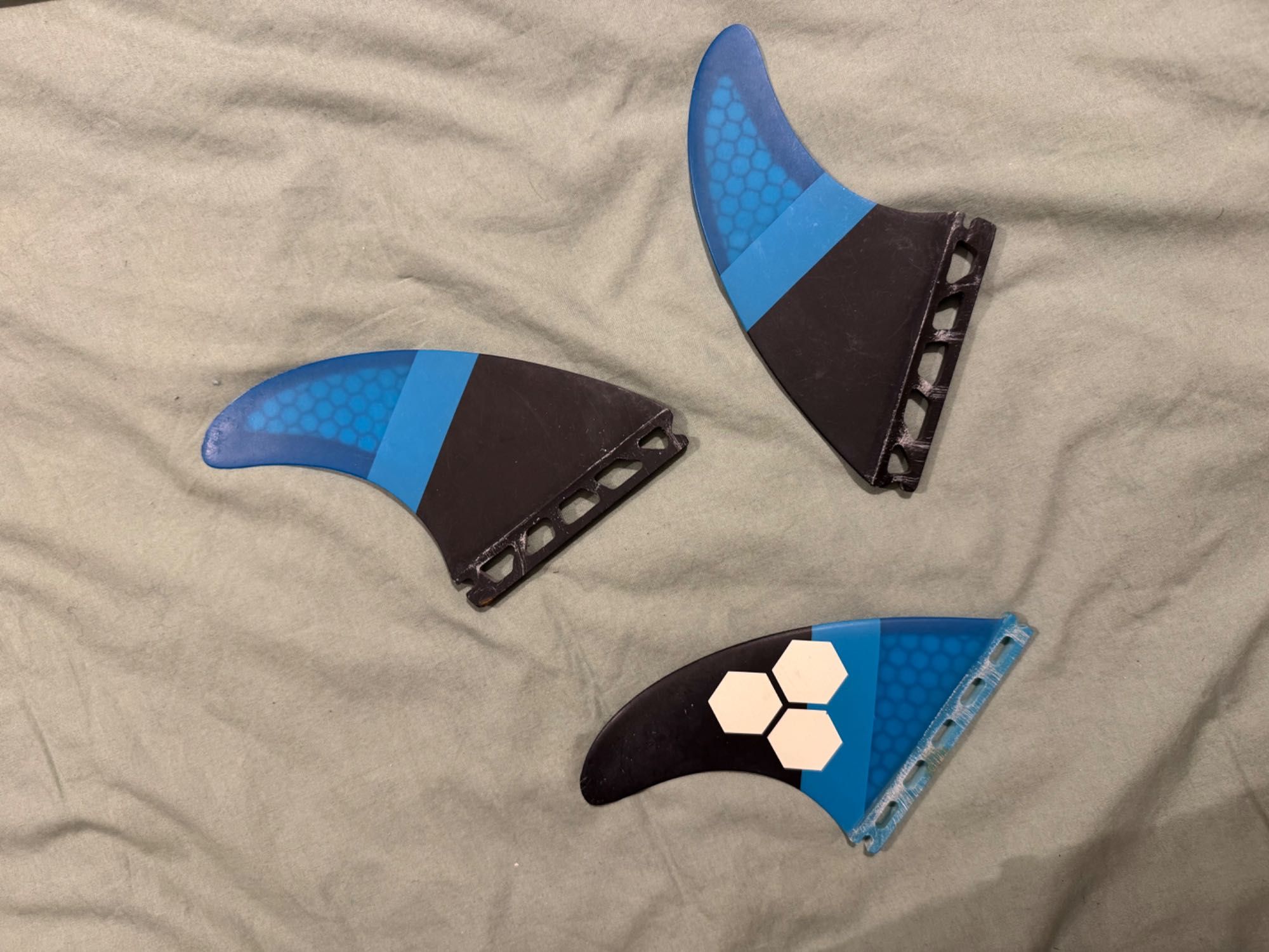 Quilha Futures Fins AM1 TEAL/NAVY M Tri