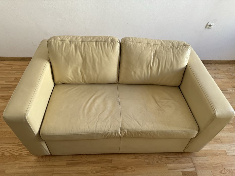 Dwie skórzane kanapy