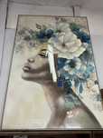 Quadro azul turquesa