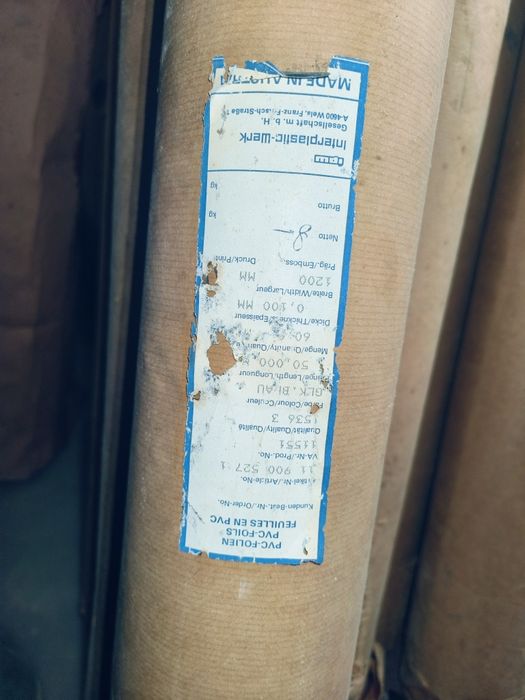 Rolos plásticos PVC