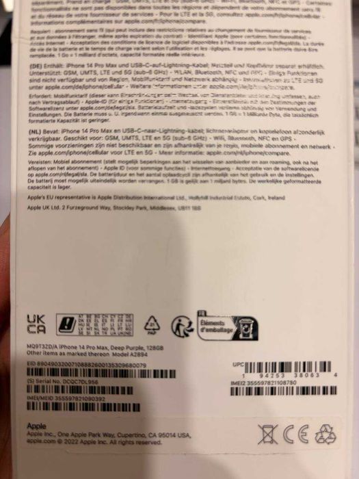 Iphone 14 Pro Max 128gb