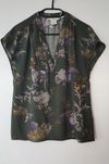 H&M luźna bluzka w kwiaty r. 34