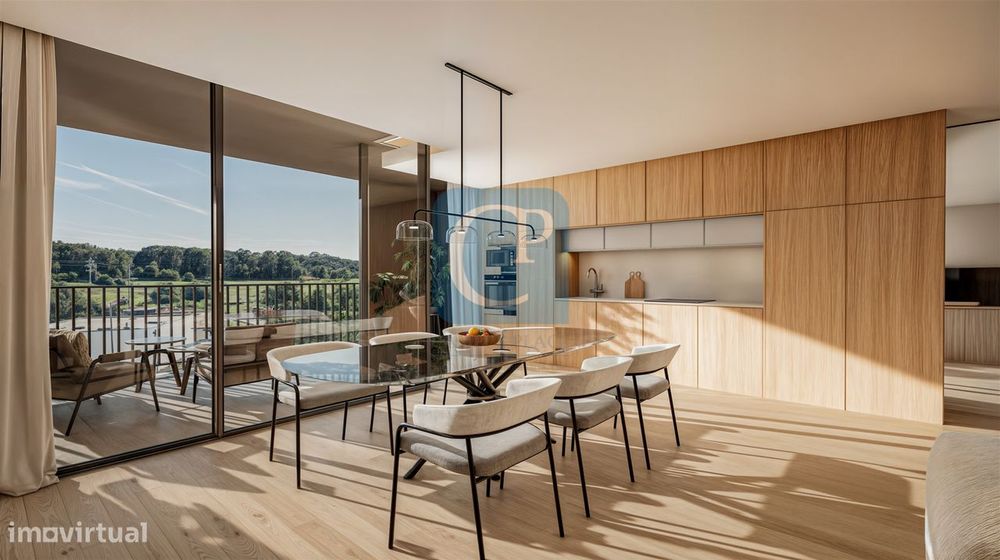 Apartamento T2 em construção no Empreendimento 351 Almare - Viana do C