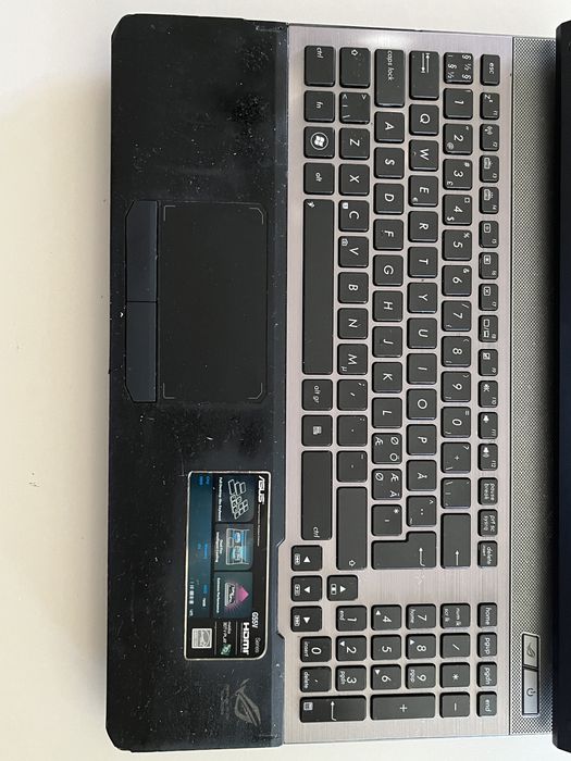 Laptop ASUS G55V Intel I7,Dysk SSD, 8GB RAM, NVIDIA GeForce GTX 660M