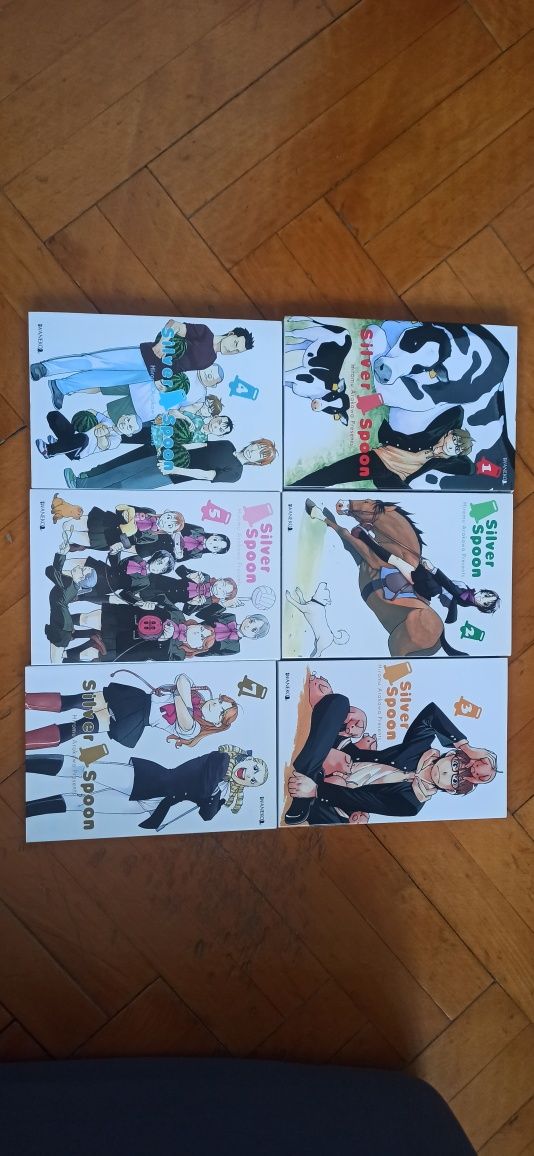 Manga Silver Spoon Tomy 1-5 i Tom 7 Hiromu Arakawa Waneko