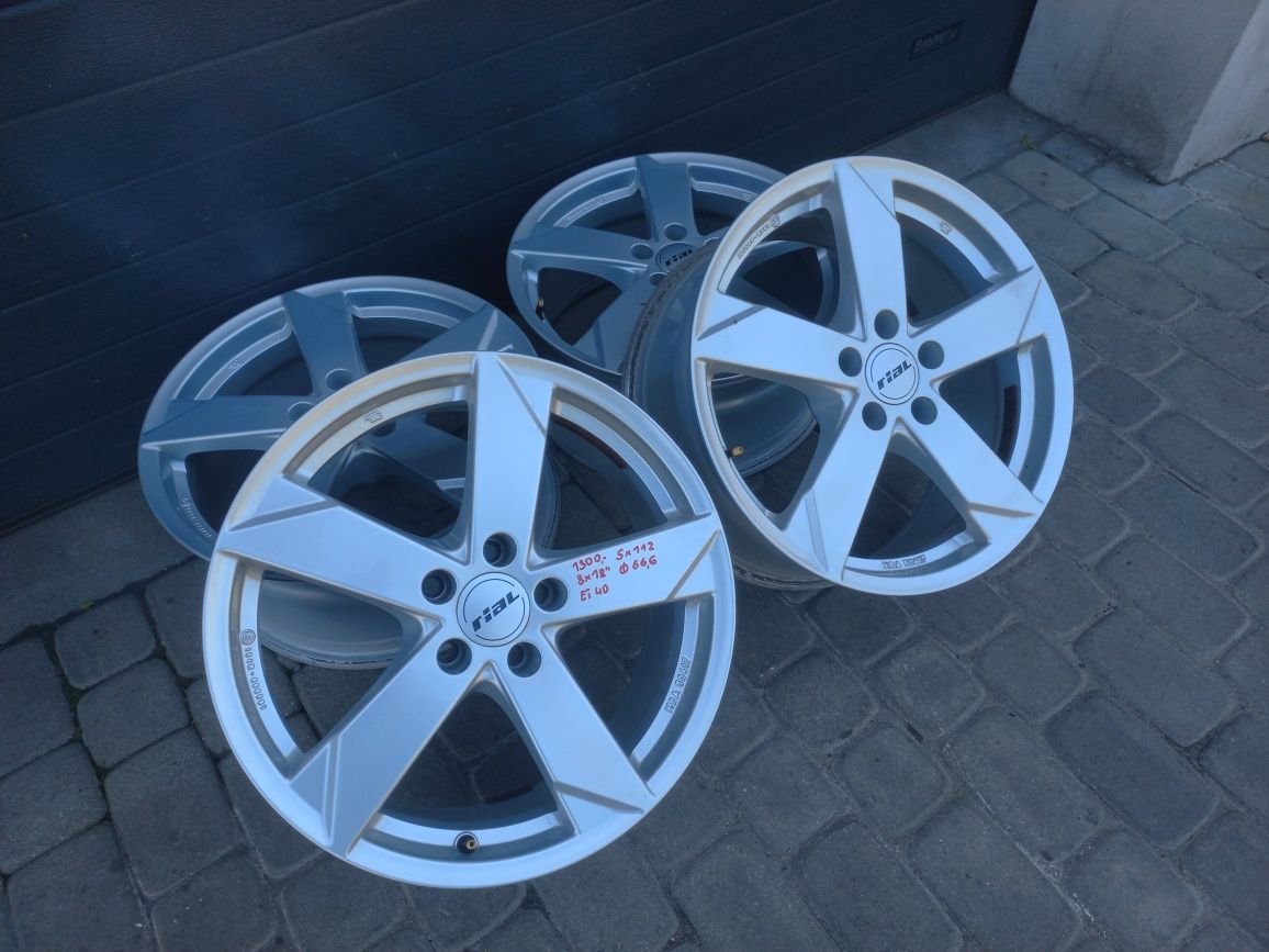 Felgi aluminiowe 18" 5x112 do Audi, VW, Skoda

-Felgi alumin