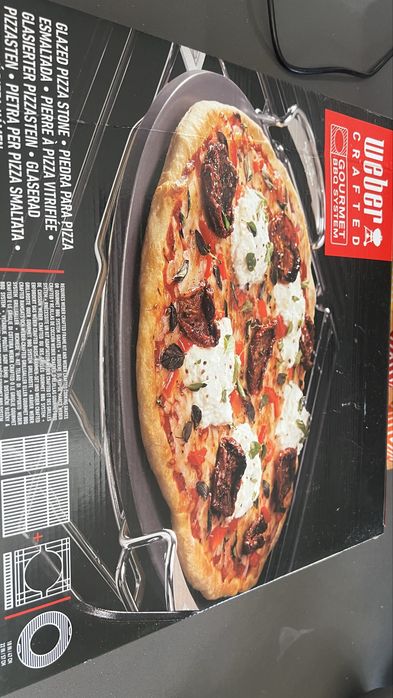Pedra para pizza grelhador Weber