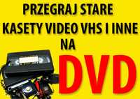 Przegrywanie Kaset VHS i innych na płyty DVD. Zrób Prezent dla Rodziny