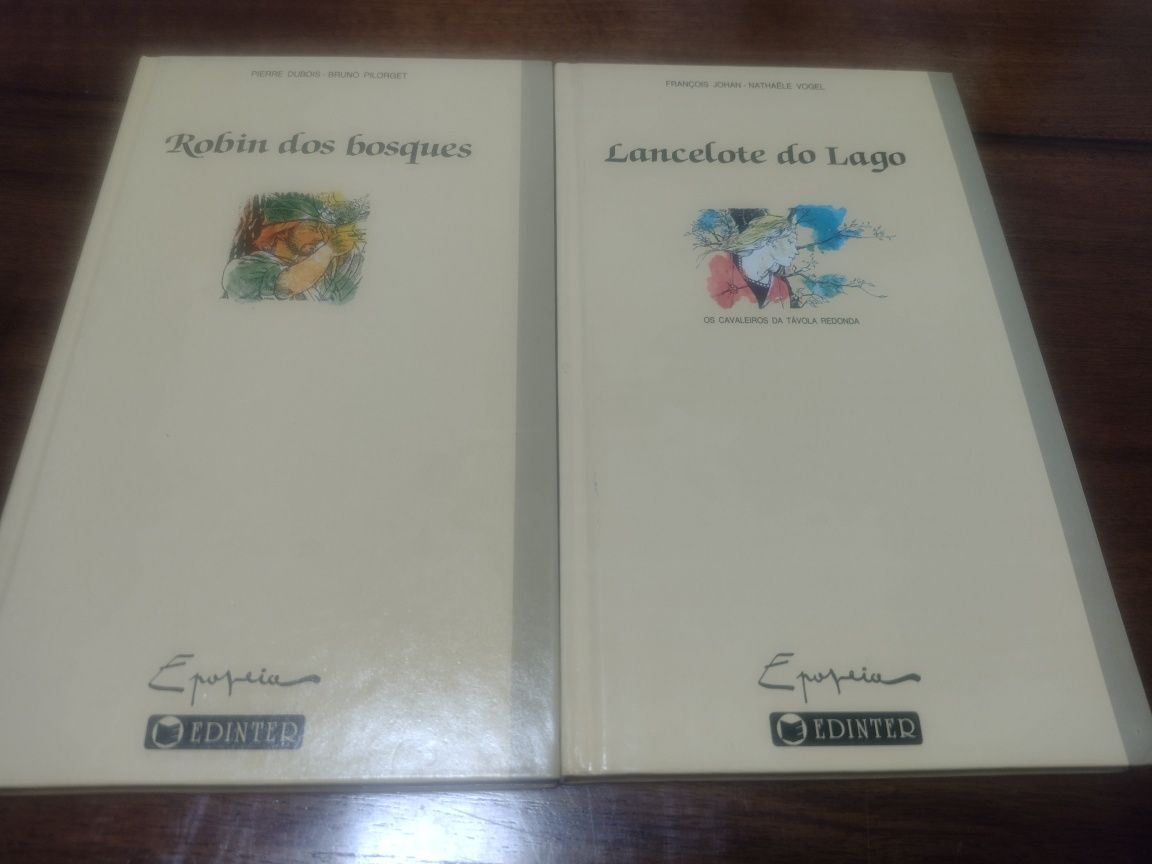 Conjunto 2 livros - Robin dos bosques e Lancelote do lago