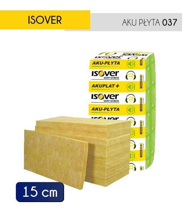 Wełna mineralna ISOVER AKU-PŁYTA 15cm 0,037 - 12,96 mkw DO NEGOCJACJI