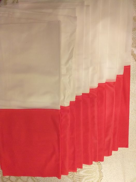 Flagi biało-czerwone NOWE 3 szt.