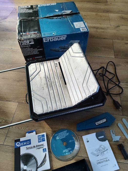 Krajzega/piła do płytek 750w, rok 2024, nowa tarcza widiowa 180mm