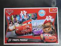 Trefl puzzle 2w1 CARS AUTA 2 24 i 48 elementów 34102