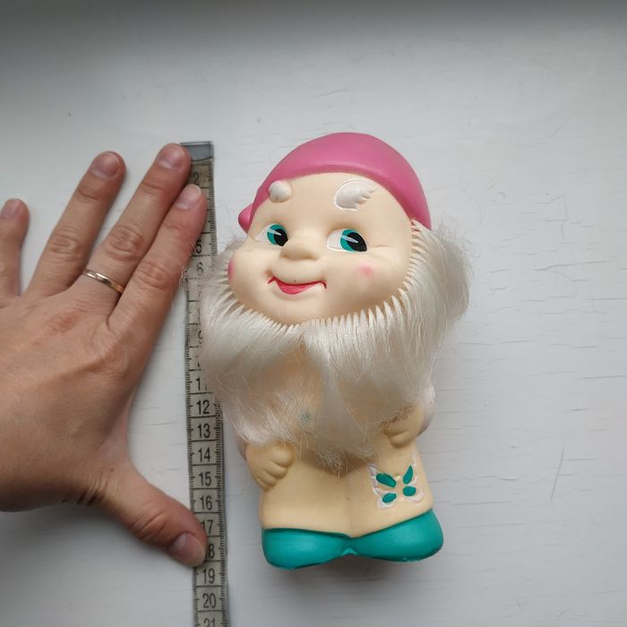 Резиновая игрушка ссср Гном