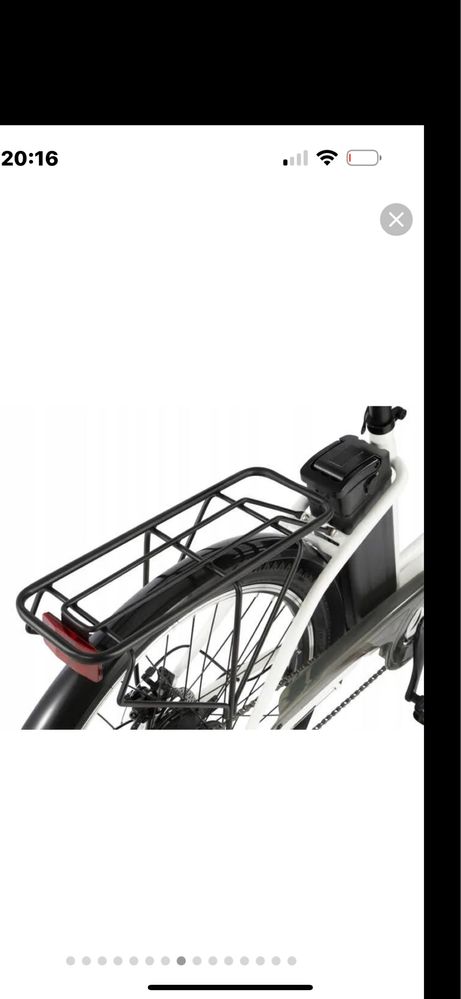 Rower elektryczny DYU C6 duże koła 12,5Ah bateria