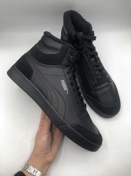 Снікерcи puma shuffle mid fur (387609 01) оригінал