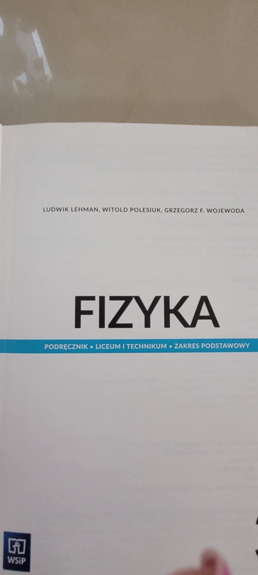 Fizyka 3 zakres podstawowy  liceum i technikum WSiP  2021