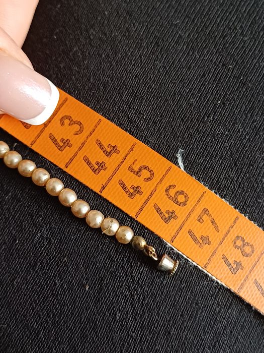 Sztuczne perły naszyjnik kolia vintage retro